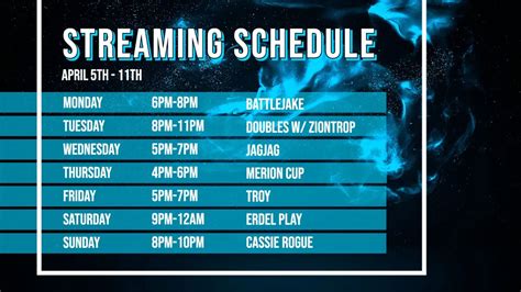 tr live streaming schedule